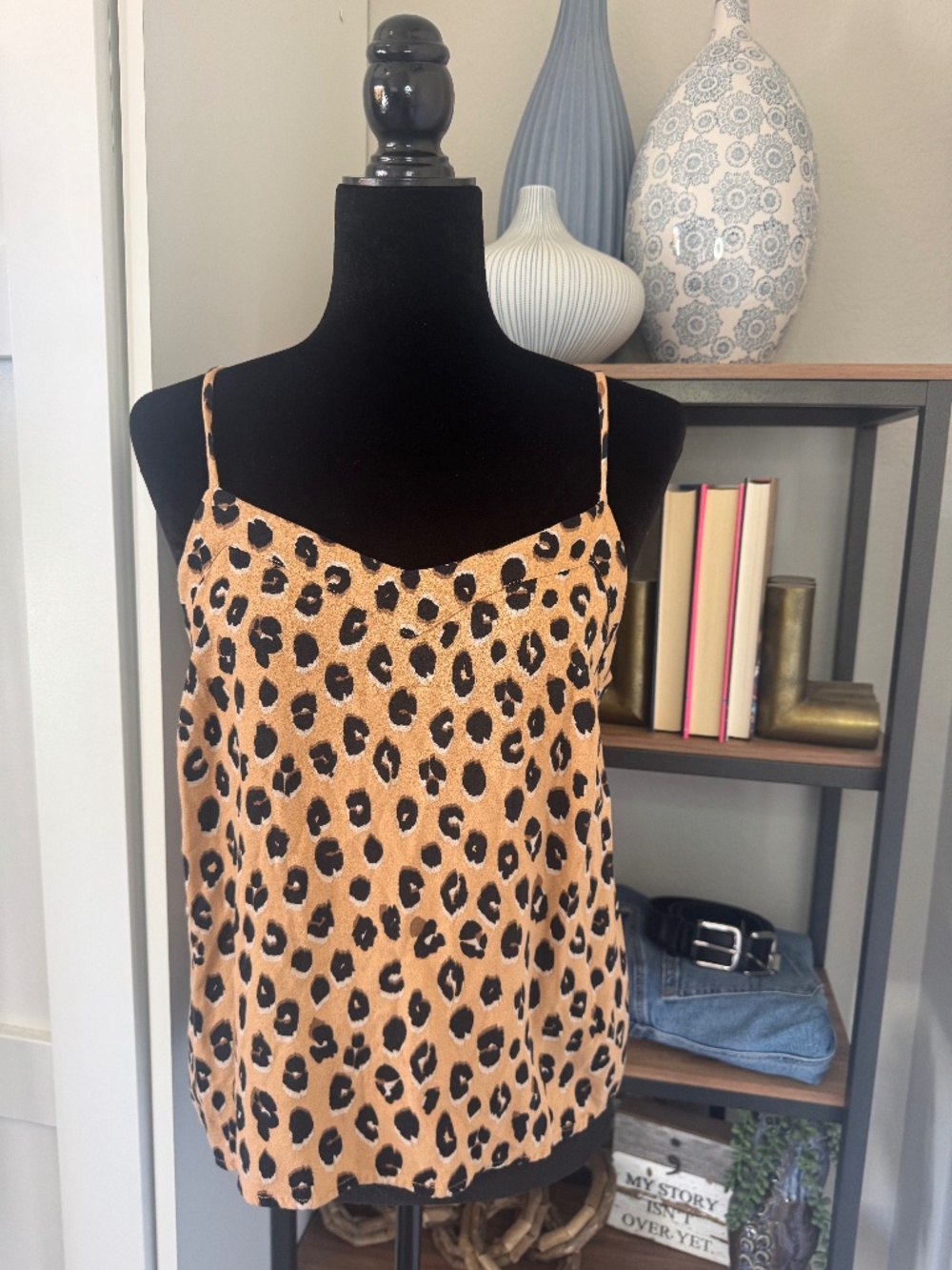 a. new day Leopard Print Cami - Size M